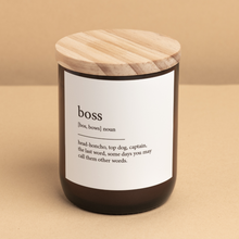 Load image into Gallery viewer, Boss - Commonfolk Collective Dictionary Candle