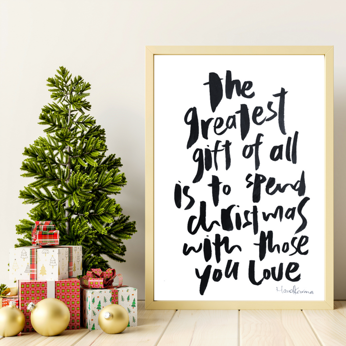 The greatest gift of all...