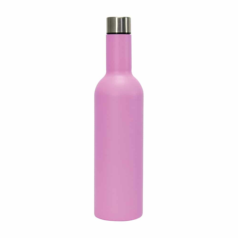 Gelato Pink Wine Bottle Stainless Steel