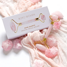 Load image into Gallery viewer, Rose Quartz Crystal Facial Roller