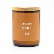 Load image into Gallery viewer, &#39;You are Golden&#39; Happy Days Candle – Commonfolk Collective