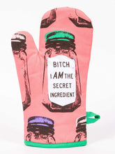 Load image into Gallery viewer, &#39;Bitch I Am The Secret Ingredient&#39; Oven Mitts