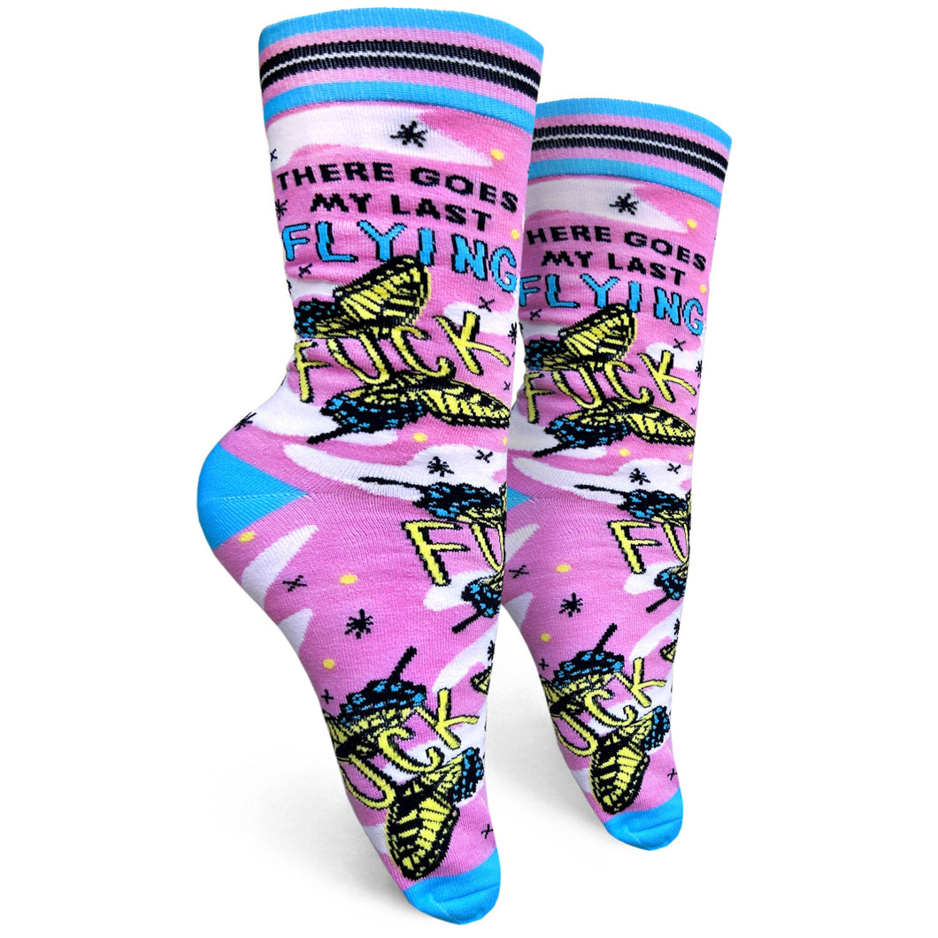 'There Goes My Last Flying F*ck' Women's Crew Socks