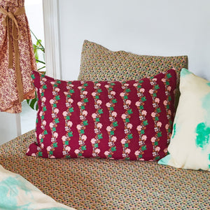 Sage and Clare Gysele Linen Pillowcase Set - Plum