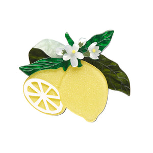 Erstwilder Botanical Fruit Lemon Drop Brooch