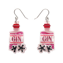 Load image into Gallery viewer, Erstwilder Botanical Fruit Pink Gin Party Drop Earrings