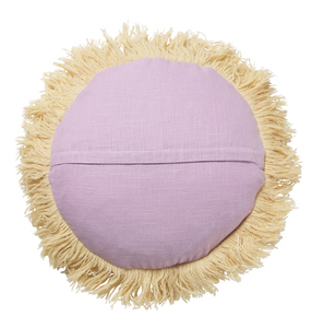 Sage x Clare Acantha Punch Needle Cushion - Lilac