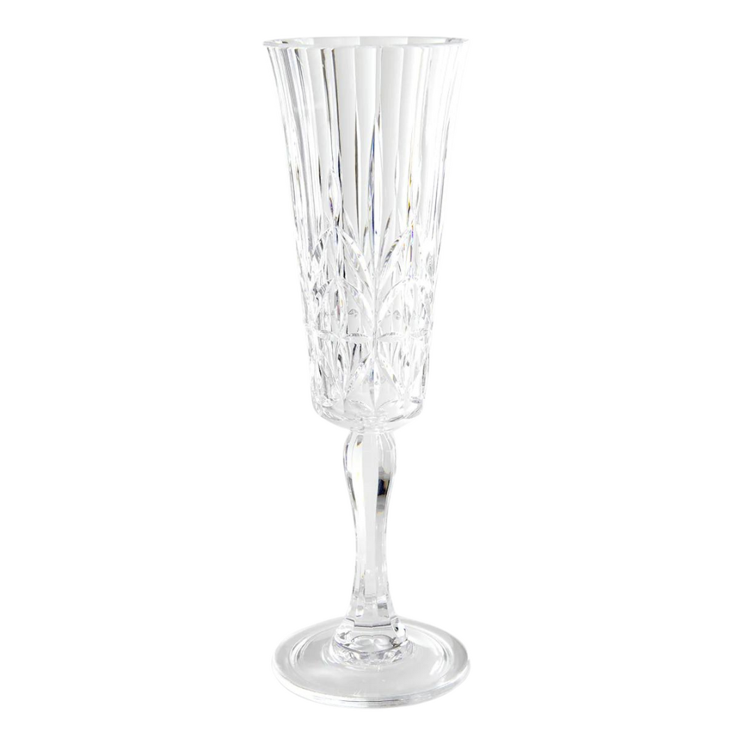 Flemington Acrylic Champagne Flute - Clear