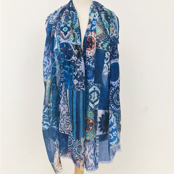 Nomad Blue Scarf by Anna Chandler