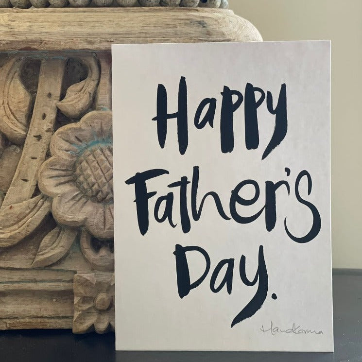 Happy Father’s Day Card - Hand Painted Card