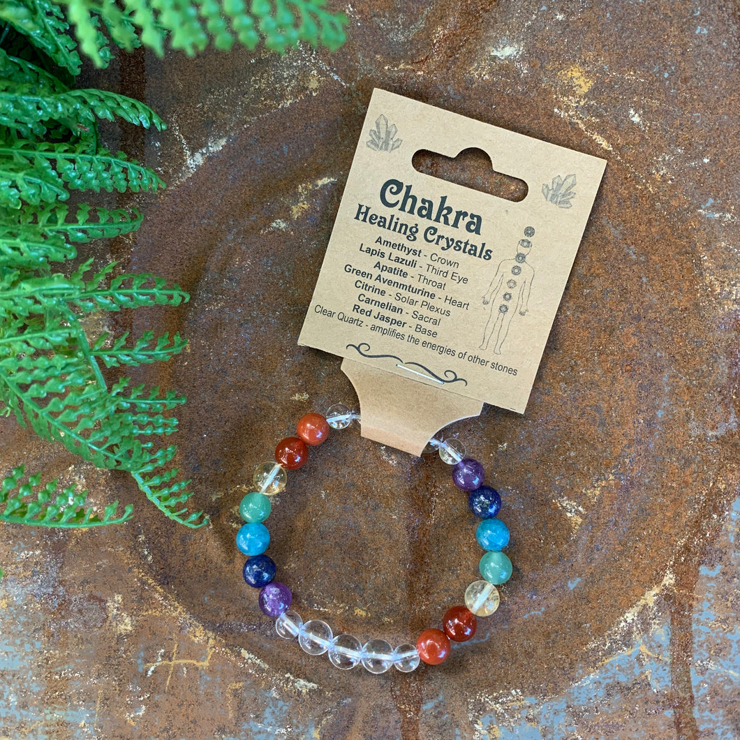 “Chakra” Crystal Healing Bracelet