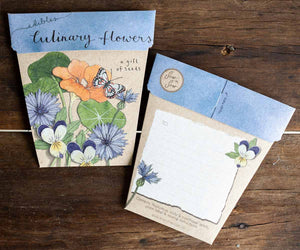 Culinary Flowers Gift of Seeds - Card