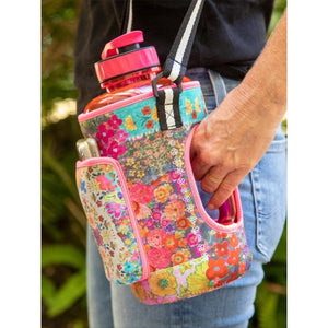 Patchwork Water Bottle & Carrier