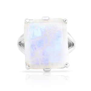Etheria Moonstone Silver Ring