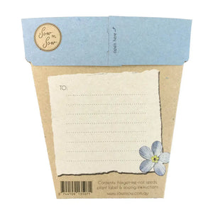 Forget-me-not Gift of Seeds - Card
