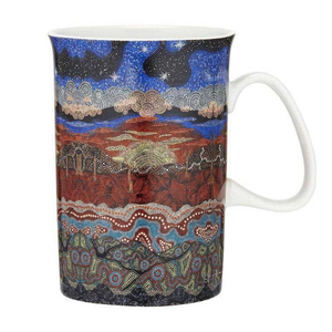 'Under the Southern Cross' Indigenous Mug by Garry Purchase