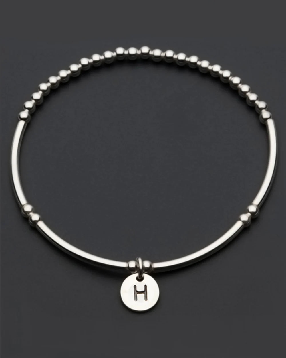 Love Letter Initial Bracelet A-Z Silver