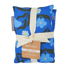 Load image into Gallery viewer, Linen Heat Pillow - Nocturnal Blooms