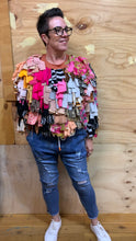 Load image into Gallery viewer, “Cindy” - Handmade by Alicia jumper using recycled textiles