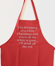 Load image into Gallery viewer, White Christmas Apron