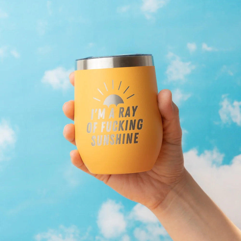 I'm a Ray of F*cking Sunshine Travel Mug - Confetti Rebels