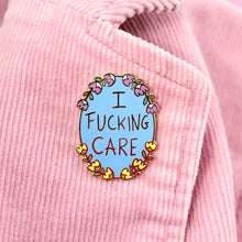 Load image into Gallery viewer, I F*cking Care Lapel Pin