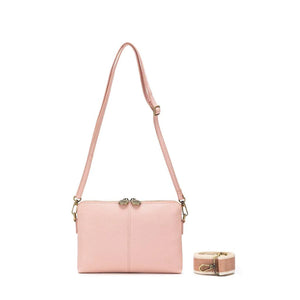Pink Kiara Crossbody/Clutch Bag