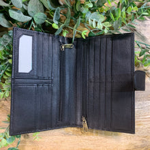 Load image into Gallery viewer, Los Angeles Large Cowhide Wallet – Black