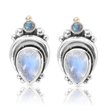 Load image into Gallery viewer, Odyssey Moonstone Silver Earrings