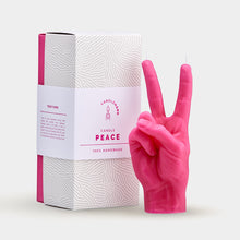 Load image into Gallery viewer, Peace Candle Hand - Pink