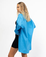 Load image into Gallery viewer, Paper Heart Oversized Shirt - Cobalt