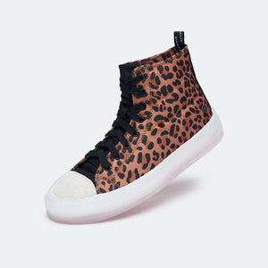 Ranger High Top Sneaker - Cognac Leopard