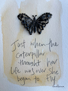 "She began to Fly" Original Artwork