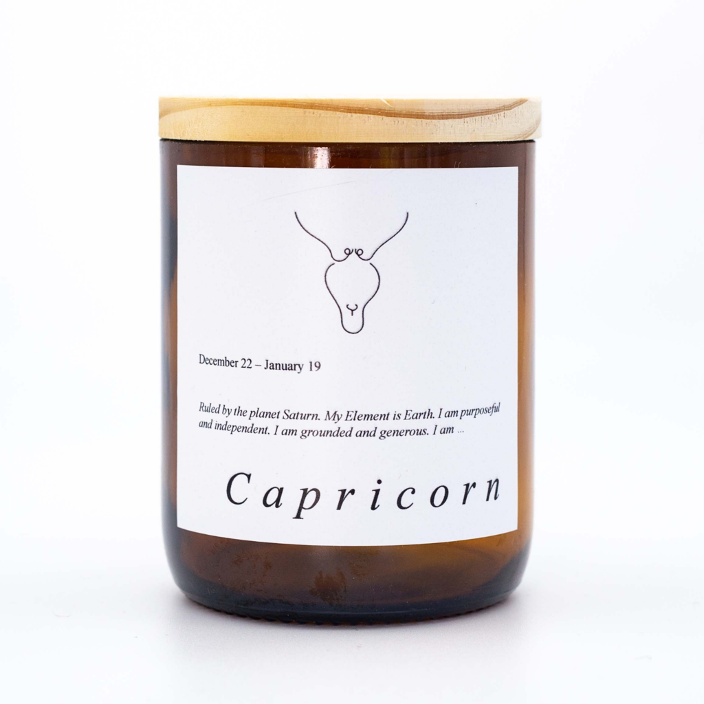 Capricorn - Hand Poured Scented Candle