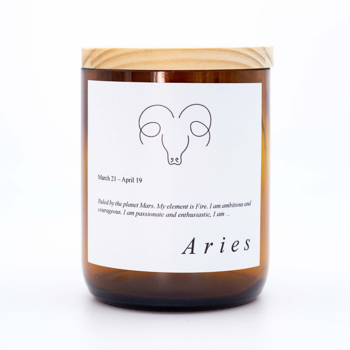 Aries - Hand Poured Scented Candle
