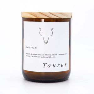 Taurus - Hand Poured Scented Candle