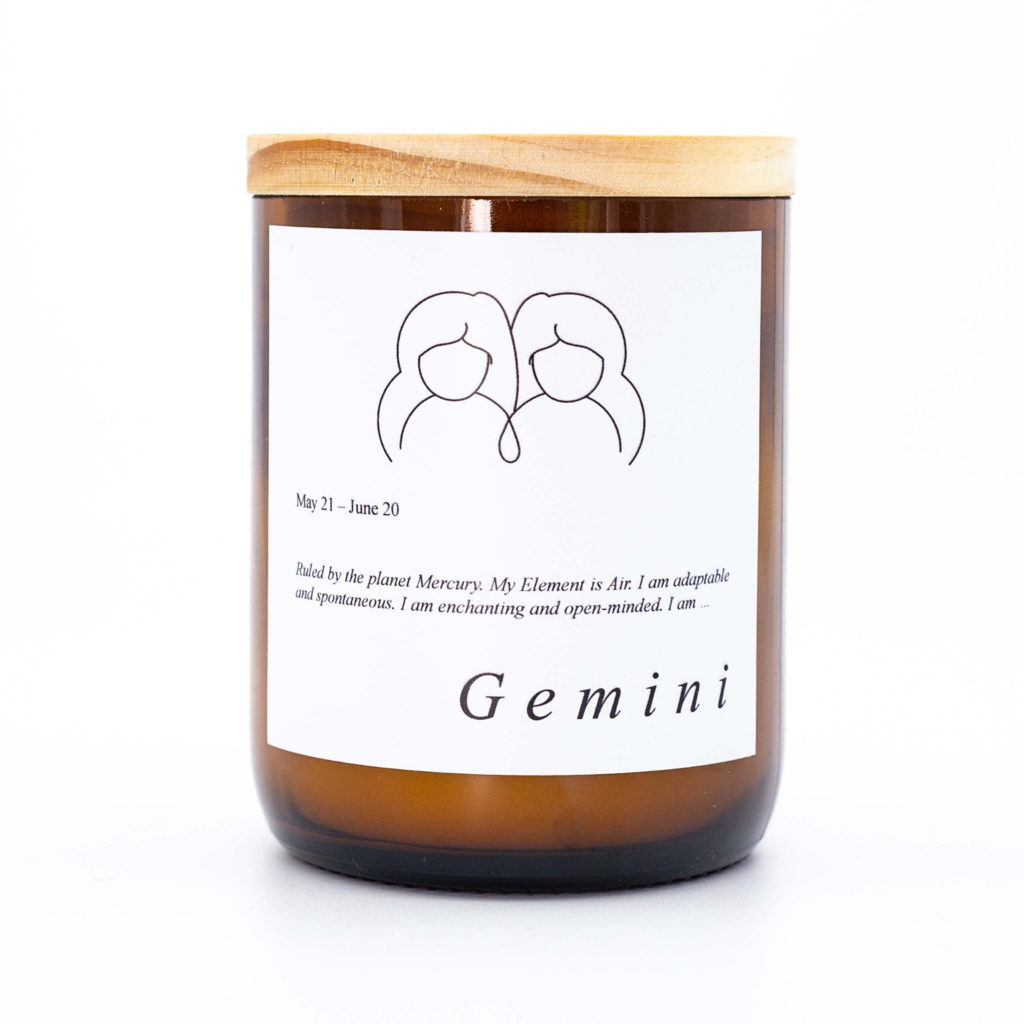Gemini - Hand Poured Scented Candle