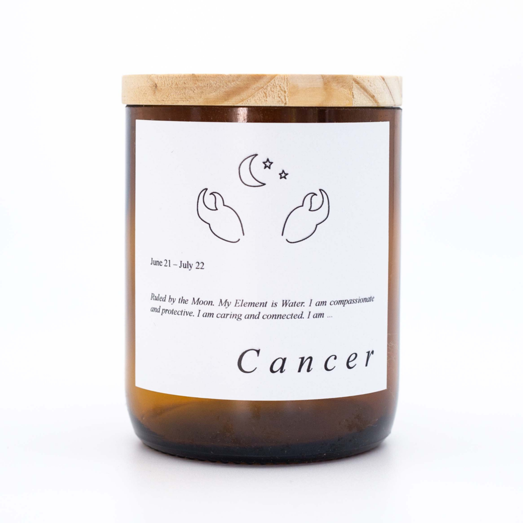 Cancer - Hand Poured Scented Candle