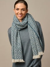 Load image into Gallery viewer, Teal Alaska Scarf