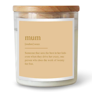 Mum – Large Commonfolk Collective Foil Dictionary Candle