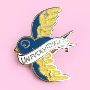Unf*ckwithable Lapel Pin