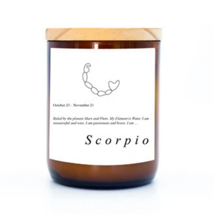 Scorpio - Hand Poured Scented Candle