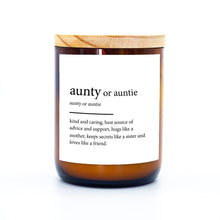 Load image into Gallery viewer, Aunty - Commonfolk Collective Dictionary Candle