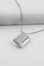 Load image into Gallery viewer, Envelope Necklace - Silver