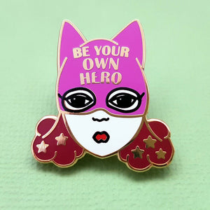 Be Your Own Hero Lapel Pin