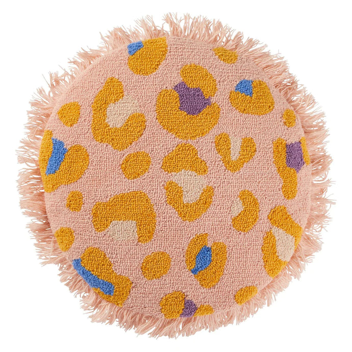 Sage and Clare Hilaire Punch Needle Cushion - Peach