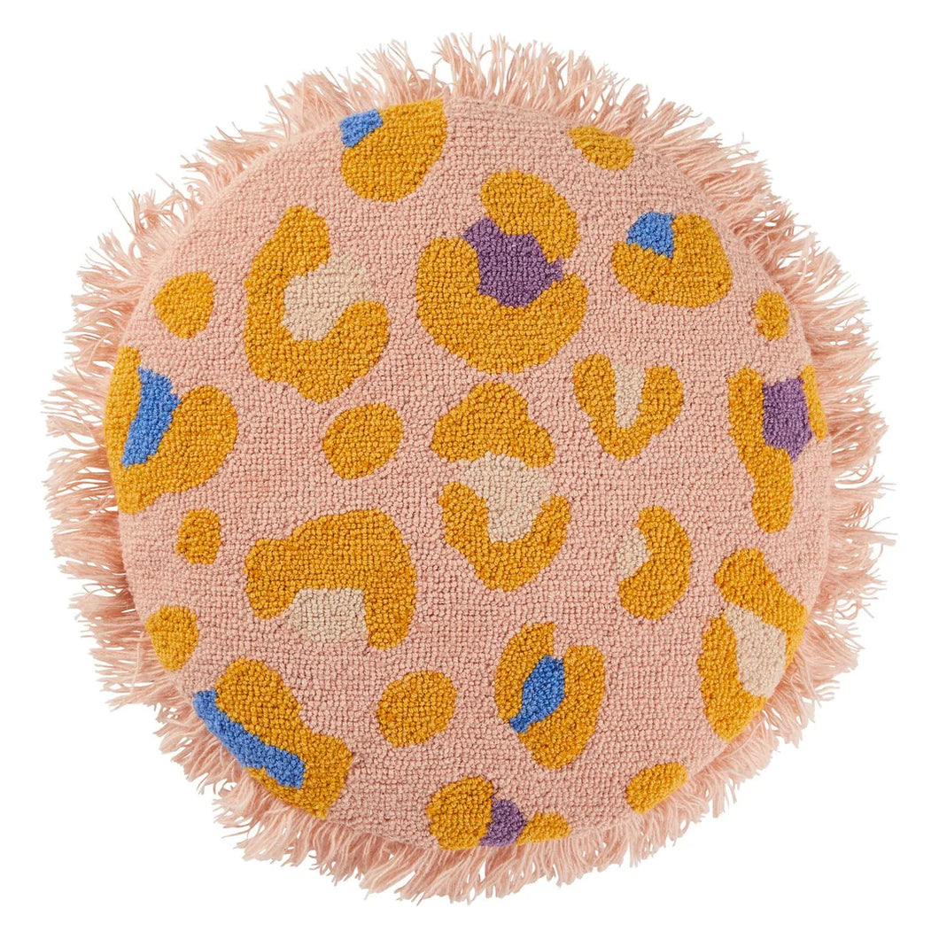 Sage x Clare Hilaire Punch Needle Cushion - Peach