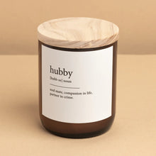 Load image into Gallery viewer, Hubby - Commonfolk Collective Dictionary Candle