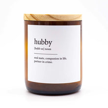 Load image into Gallery viewer, Hubby - Commonfolk Collective Dictionary Candle