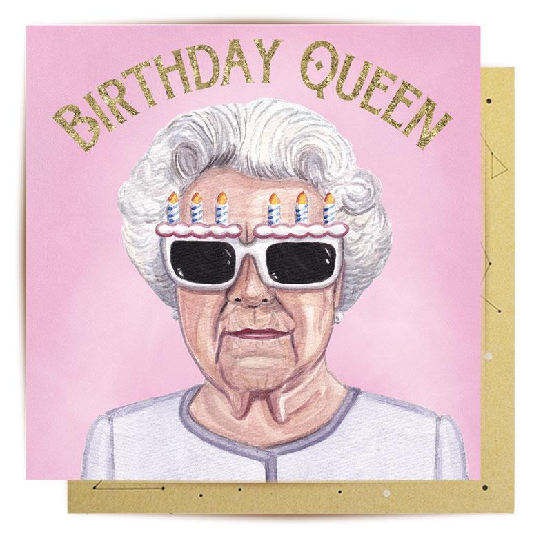 'Birthday Queen' Card